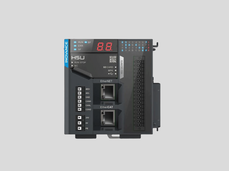 H5U系列EtherCAT总线高性能小型PLC